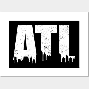 Atlanta Skyline - ATL Posters and Art